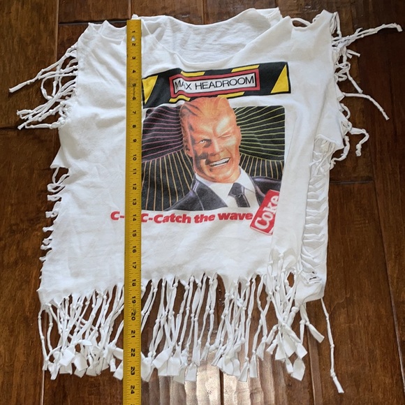 Vintage upcycled max headroom coke t-shirt - Picture 10 of 11